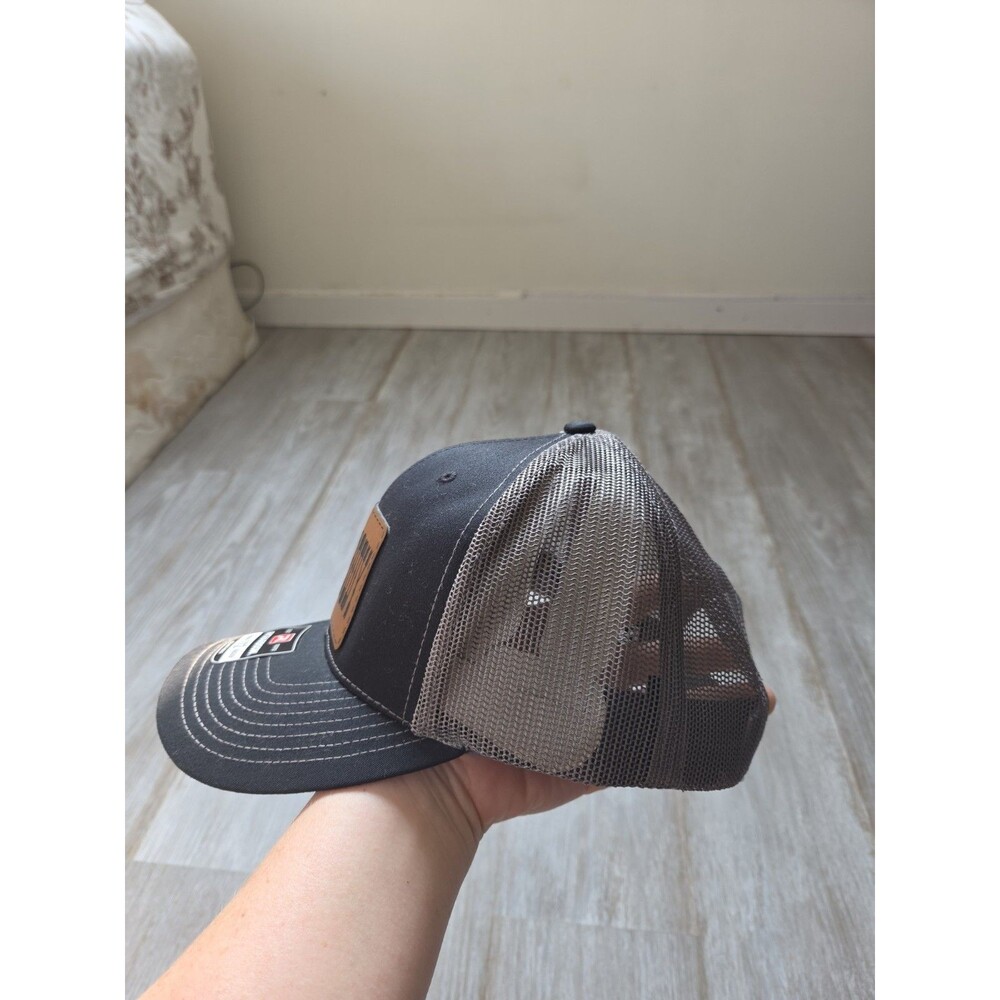 NEW Richardson 112 Trucker Hat Somebody Brown Black Mesh Snapback Adjustable Cap - Picture 5 of 7